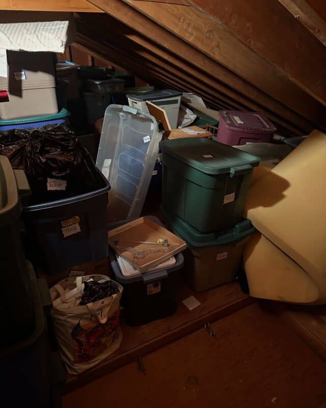 Attic and more… clean out. Contact Dan @cleanworkingspace for your GET IT DONE! Junk Removal needs! 484.547.4870