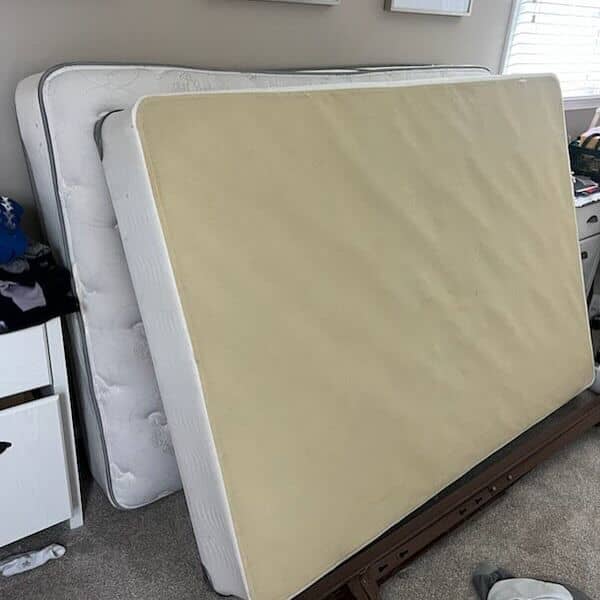 Mattress/box spring removal… MESSAGE 484.546.4870 to get on the schedule to remove yours!