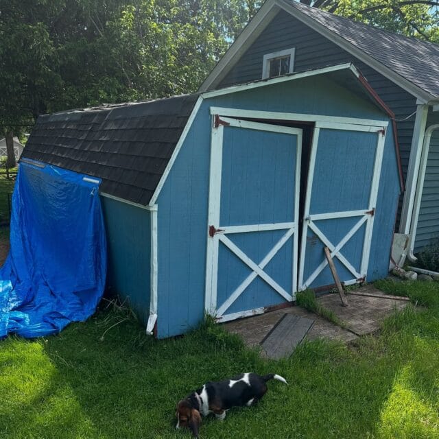 Large shed demo and disposal… GET IT DONE! With Clean Working Space, LLC. Your DECLUTTER & JUNK REMOVAL professionals 484.546.4870